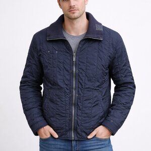 G-Star Navy Quilted Men's Puffer Jacket